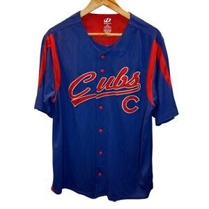 Dynasty Chicago Cubs Jersey M Mens MLB Sports Gear Snap Front